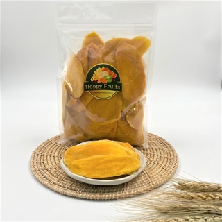 Dried Mango soft มะม่วงอบแห้งแบบสไลด์ สูตรน้ำตาลน้อย เกรด A เกรดส่งออก อร่อยมาก!! By Happy Fruits