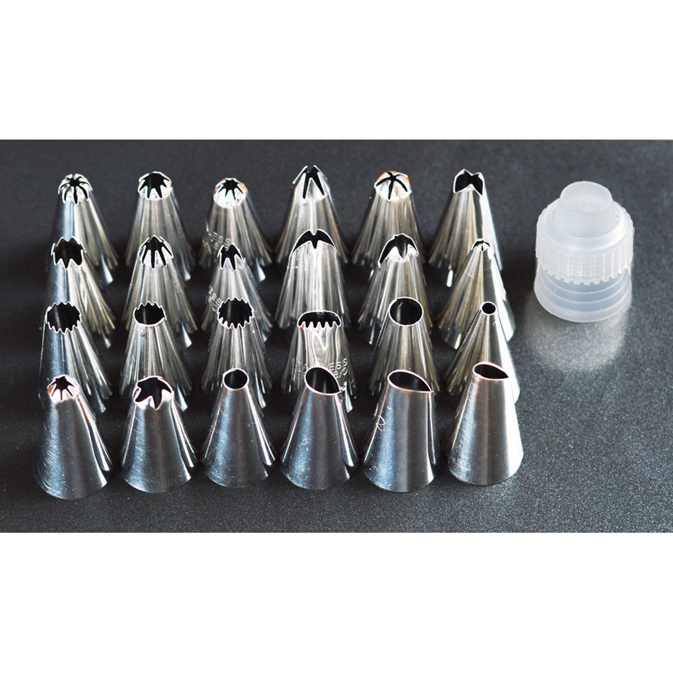 🍑BY🍑อุปกรณ์เบเกอรี่ หัวบีบเค้ก หัวบีบสแตนเลส ขนาด 1.8*3.0CM เบอร์ 1-20 - รูปที่ 4