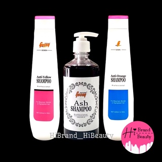 แชมพูเทา แอนตี้เยลโล่ แอนตี้ออเร้นท์ แอชแชมพู โกเซ็น Gosen Ash Shampoo / Anti-Yellow / Anti-Orange Shampoo 420 ml