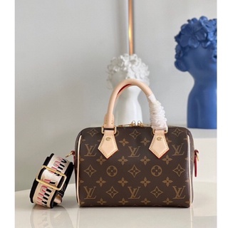 พรี​ ราคา7000 Lv louis vuitton M46234 Speedy 20cmกระเป๋าถือกระเป๋าสะพายกระเป๋าแฟชั่นกระเป๋าสะพายข้าง