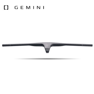 Gemini อุปกรณ์แฮนด์มือจับคาร์บอนไฟเบอร์ สําหรับรถจักรยานเสือภูเขา -12°สกรูไทเทเนียม 740 มม.