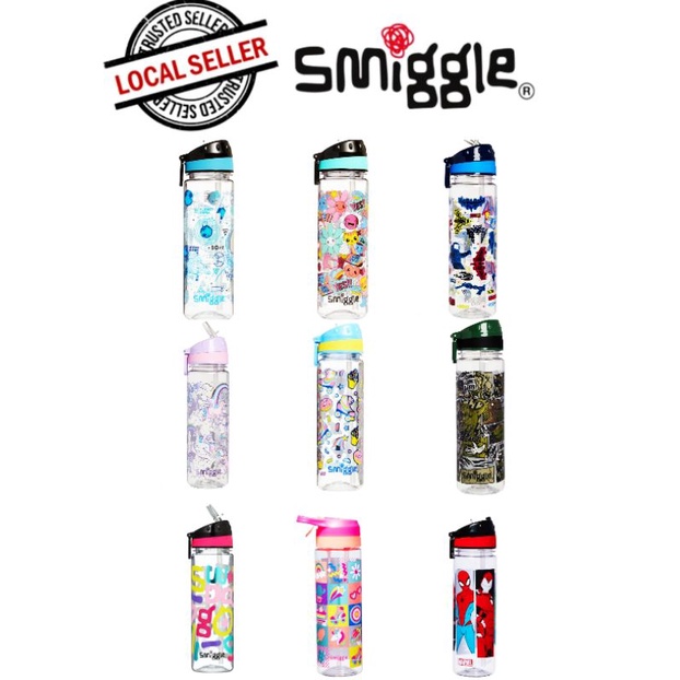Smiggle Water Bottle Botol 650ml / 440ml /400ml