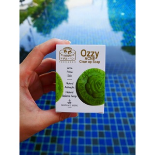 📌1ก้อน 50กรัม📌 สบู่ออสซี่ แอคเน่ เคลียร์อัพ มาดามเฮง OZZY ACNE CLEAR UP SOAP Madame Heng