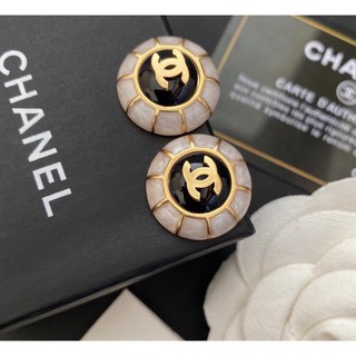 ต่างหู แบรนด์เนม Chanel ติดหู ร ทอง งานปั้ม