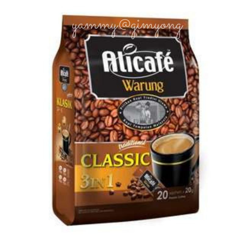 กาแฟ Alicafe Warung Classic Premix Coffee Instant 3 in 1