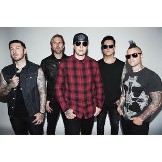 โปสเตอร์ Avenged Sevenfold A7X M.Shadows อะเว็นจด์เซเวนโฟลด์ ตกแต่งผนัง Rock Music Poster โปสเตอร์วินเทจ โปสเตอร์วงดนตรี