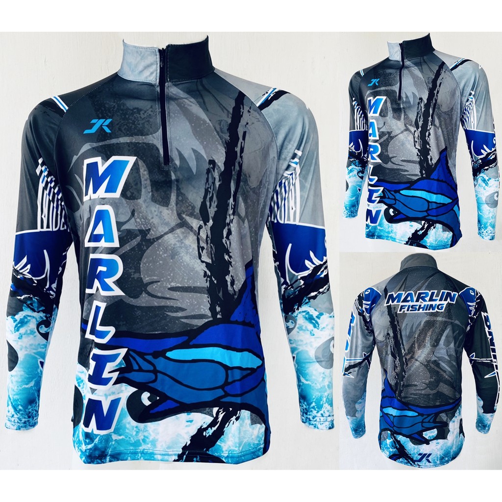 เสื้อตกปลาลาย Marin Fishing สวยมาก