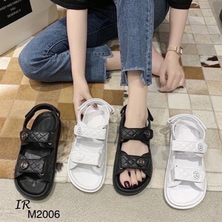 พร้อมส่ง รองเท้าแตะรัดส้น Style Chanel