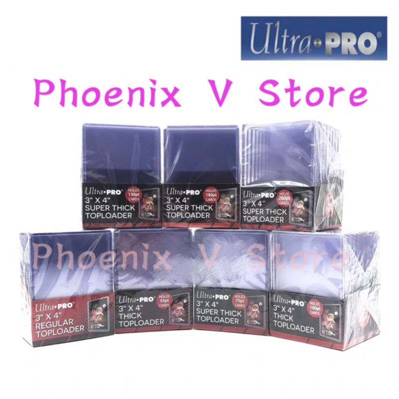 🔥‼️ORIGINAL‼️🔥 UltraPro TopLoader 35PT BCW Ultra Pro Pokemon Yugioh Digimon Kpop Photo Card FootBall
