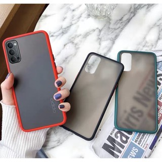 พร้อมส่ง Case OPPO Reno4 เคสกันกระแทก ปุ่มสีผิวด้าน ขอบนิ่มหลังแข็ง เคสโทรศัพท์ ออฟโป้ Oppo Reno4 [ ส่งจากไทย ]