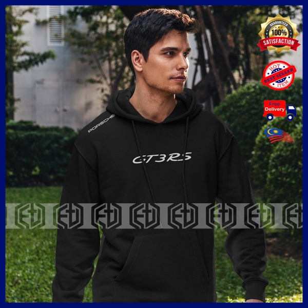 Porsche GT3 RS เสื้อกันหนาว Hoodie เสื้อกันหนาวผ้าฝ้าย Motorsport แฟชั่น Pakaian Baju พิมพ์ Casual U