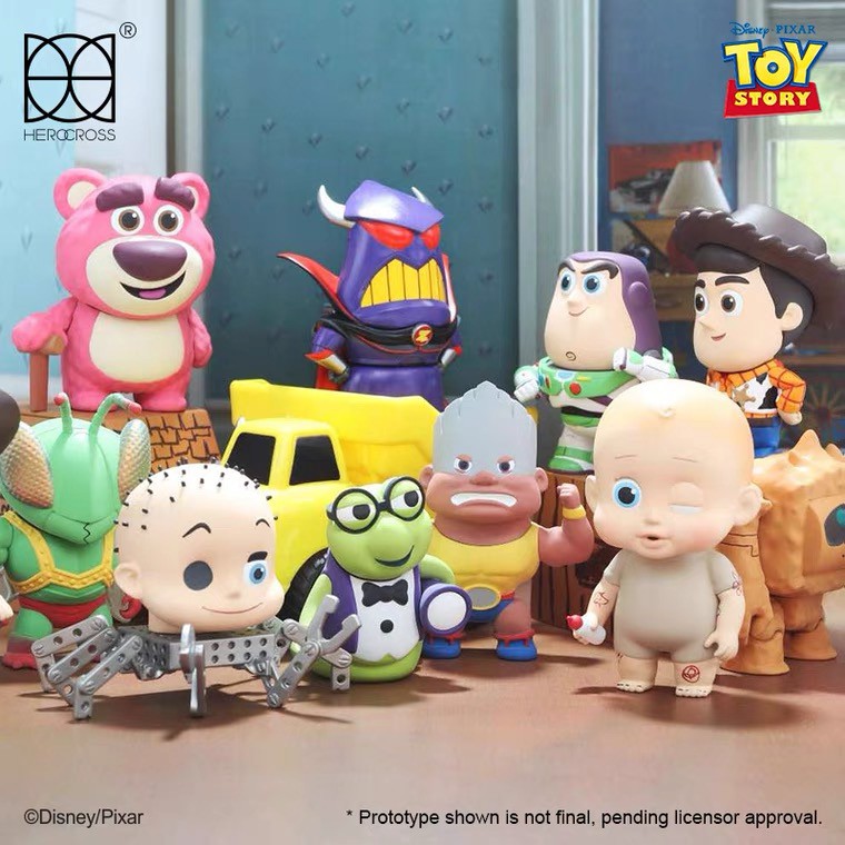 [แบบแยก] HEROCROSS Toy Stoy ของแท้ 💜 Disney Pixar คุณหมี Lotso ทอยสตอรี่ ดิสนี่ย์ ของสะสม Hero Cross