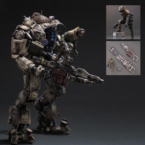 Play Arts Kai จากเกมดัง Titanfall ไททันฟอลล์ Atlas Armor Robot Titan Variable Statue หุ่นยนต์ไททัน ร