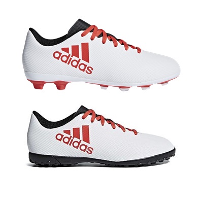 ADIDAS รองเท้าฟุตบอลเด็ก / สตั๊ด / ร้อยปุ่ม Adidas X17.4 FxG J ลิขสิทธิ์แท้