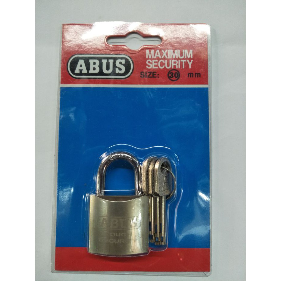 กุญแจ ABUS 30 มม. pdk