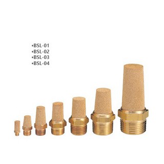 ตัวเก็บเสียง วัสดุทองเหลือง (Brass Silencers) ขนาด 1/8"-1/2"