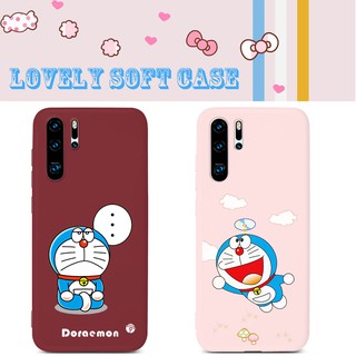 เคสมือถือสำหรับ Huawei Y6P Y5P Y8P Y7P 2020 Nova 7 7i 6 7 SE 5T Y9 Prime 2019 Y9S Y6S P40 Pro Plus Lite E P20 P30 Lite P20 P30 Pro Plus Y7 Pro 2019 Nova 3e 3i 4e 5Z 5 5i Pro Mate 20 30 Lite Pro เคส TPU นิ่ม ลายโดราเอมอน