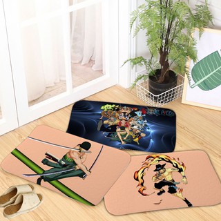 40x60cm non-slip flannel material home decoration One Piece pattern mat door mat