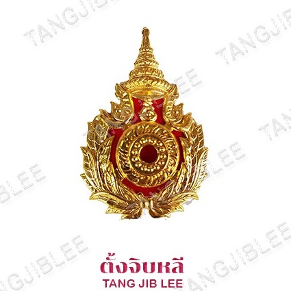 หมวกหม้อตาลทหารบกชั้นประทวนนายสิบ สีขี้ม้า ผู้ชาย หน้าหมวกโลหะ สายรัดคางสีดำ