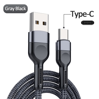 สายชาร์จ USB Type C 6A แบบถัก ชาร์จเร็ว สําหรับ Xiaomi Samsung