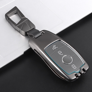 ซองใส่กุญแจแบบรวมทุกอย่างสำหรับ Mercedes Benz ฝาครอบกุญแจรถ All-inclusive Key Case for Mercedes Benz 2020 C260L C200L A200L GLC GLB CLS EQC Car Key Cover