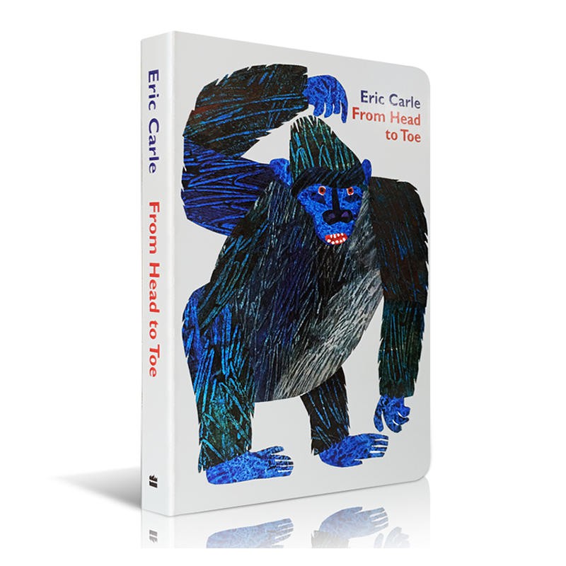 พร้อมส่ง‼️ หนังสือเด็ก From Head to Toe by Eric Carle หนังสือเสริมพัฒนาการ นิทานภาษาอังกฤษ