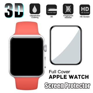 (Cod) 🔨Apple Watch SE Series 6 5 4 3 2 1 Anti-Scratch 3D Curved Soft Screen Protector for iWatch 44MM 42MM 40MM 38MM Gel Film