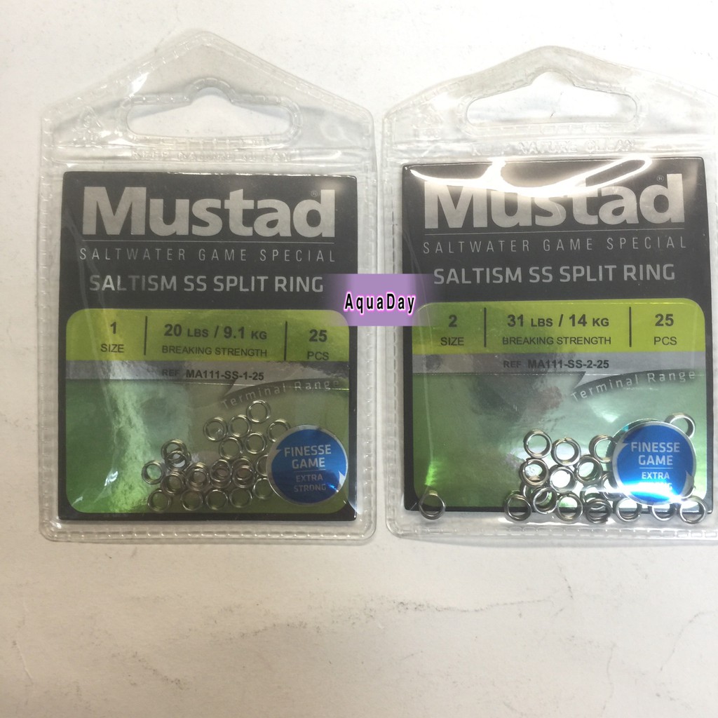 MUSTAD MA111 SALTISM SS SPLIT RING
