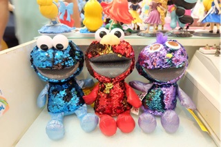 ตุ๊กตาเอลโม่ปักเลื่อมสี ตุ๊กตาelmoปักเลื่อมวิ้งๆ ตุ๊กตาSesame Street