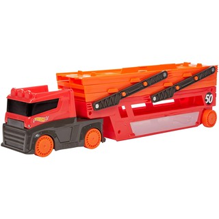 Hot Wheels Mega Hauler with Storage for up to 50 รถบรรทุกฮอทวิลส์ พร้อมพื้นที่บรรทุก รถฮอตวิล ถึง50คัน!! GHR48