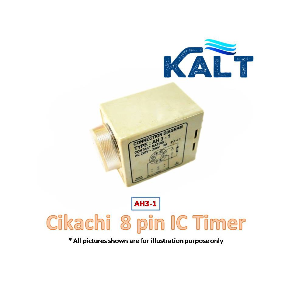 Cikachi 8 พิน IC Timer AH3-1 30Sec 240V