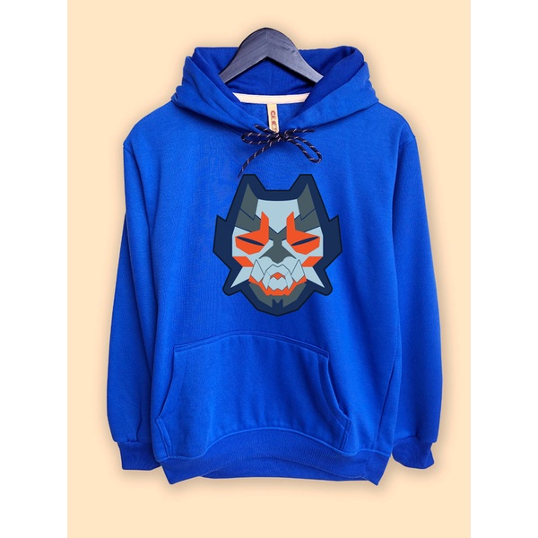 Valorant Yoru Oni Mask 3D Logo Gaming Hoodie Jacket