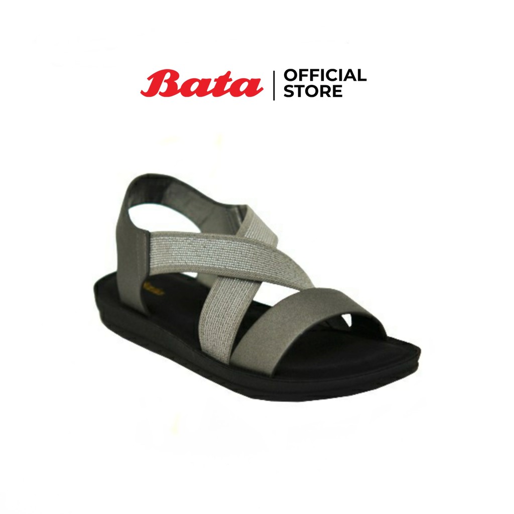 Bata LADIES'SUMMER รองเท้าแตะแฟชั่นสตรี SANDAL CONTEMP แบบรัดส้น สีเทา รหัส 5612472