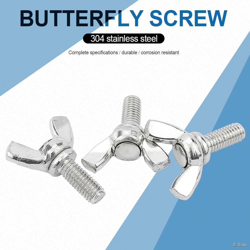Butterfly Butterfly Wing Bolts Screws Thumb Screws M4 M5 M6 M8 M10 M12 Wing Bolts BZP 
