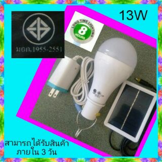 Solar cell(แผงโซล่าเซลล์)+ไฟLed13W