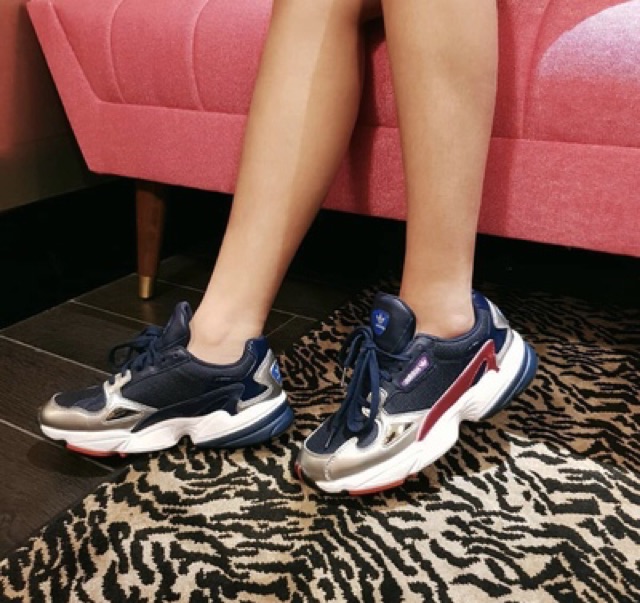 adidas falcon navy silver