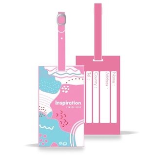 Luggage Tag Inspiration Pink