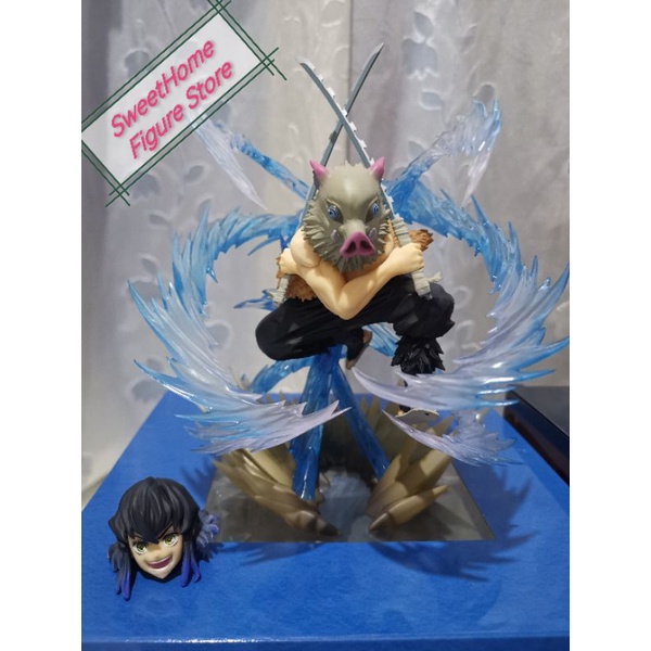 (BIB) Bandai Figuarts Zero Demon Slayer Kimetsu No Yaiba Inosuke รูป 万代 宝宝宝石 公室内模型