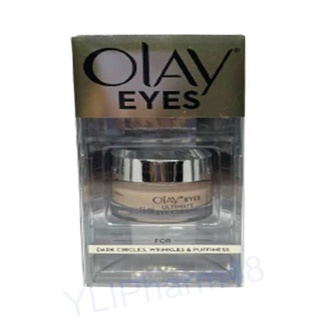 OLAY โอเลย์ ULTIMATE EYE อายครีม บำรุงรอบดวงตา สูตรลดรอยคล้ำใต้ตา 15ml | Eye Cream 15ml