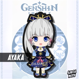 พวงกุญแจ ลายตัวละคร Ayaka Genshin Impact Ganci Kamisato Ayaka