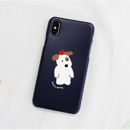【Korean Phone Case】 🍎Apple Doggy🍎 Slim Card Cute Hand Made Unique SAMSUNG Compatible for iPhone 8 xs xr 11pro 11 12 12pro mini Samsung Korea Made