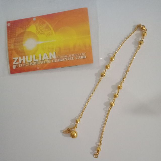 Preloved - Zulian Adult Anklet พร้อมการ์ด