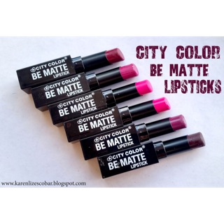 City Color Be Matte Lipstick 1.9g. (มีหลายเฉดสีให้เลือก)