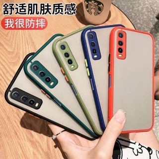 12 เคสโทรศัพท์ Case Vivo Y17 Y12 Y15 Y20 Y12S เคสกันกระแทก ปุ่มสีผิวด้าน กันรอยกล้อง ขอบนิ่มหลังด้าน พร้อมจัดส่งจากไทย