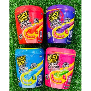 ❤️ พร้อมส่งจากไทย ❤️ ขนม USA Juicy Drop กัมมี่จิ้มเจลลี่เปรี้ยวจี๊ดดดด