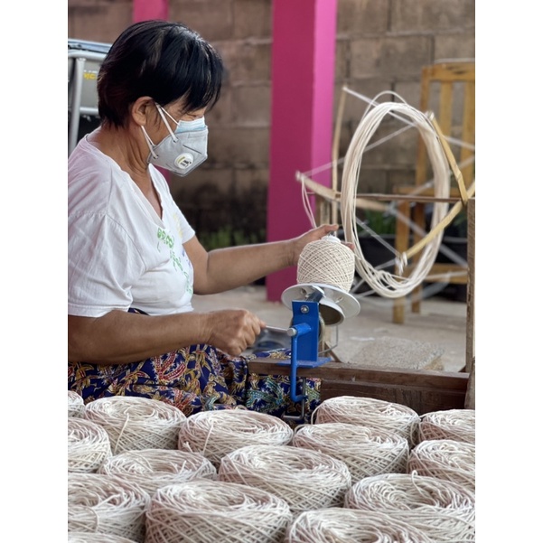 BASPV122ลดเพิ่ม💥🔥เกรดส่งออก🇹🇭เชือกฟอก 2-2.5มิลลิเมตร ขนาด200กรัม สีครีม สีขาว เชือกฝ้าย100% มีเบอร์12 และเบอร์15 - รูปที่ 6