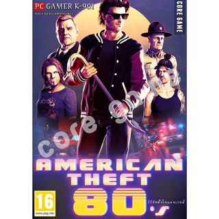 American theft 80s แผ่นและแฟลชไดร์ฟ  เกมส์ คอมพิวเตอร์  Pc และ โน๊ตบุ๊ค