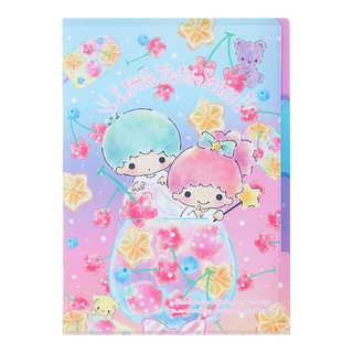 แฟ้มใส่เอกสาร SANRIO 3 ช่อง Little Twin Stars Summer