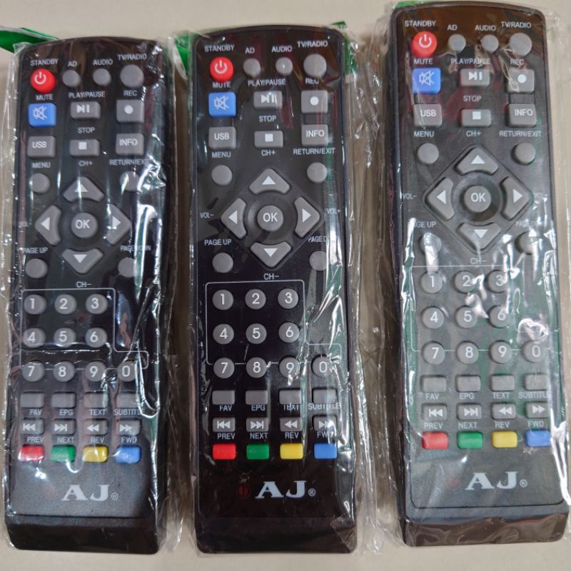 ✅พร้อมส่ง มี COD** รีโมท กล่องดิจิตอล AJ ได้ทุกรุ่น รีโมทเอเจ Remote Digital AJ DVB-90 DVB-93