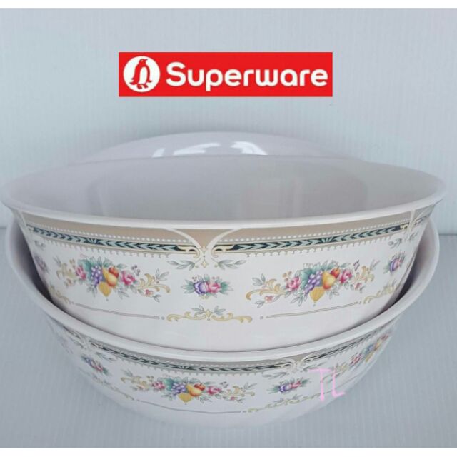 ซุปเปอร์แวร์ชามโคม8"=2ชิ้น (ใหญ่ไม่มีกล่อง) ลายการเด็น ฮิล